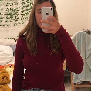 Red Turtleneck